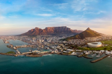 Panorama-Blick auf Kapstadt