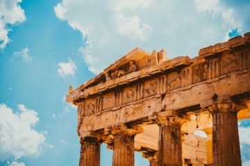 Nahaufnahme Akropolis, Athen