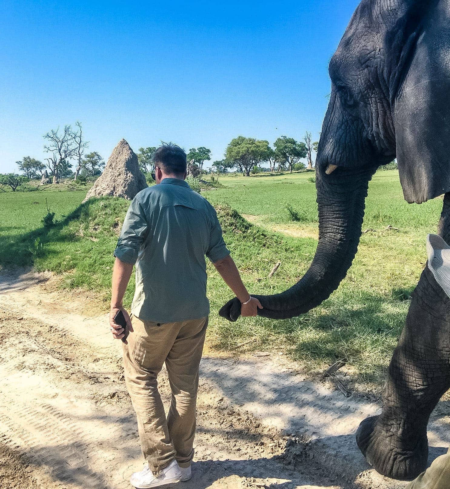 Malte mit Elefant