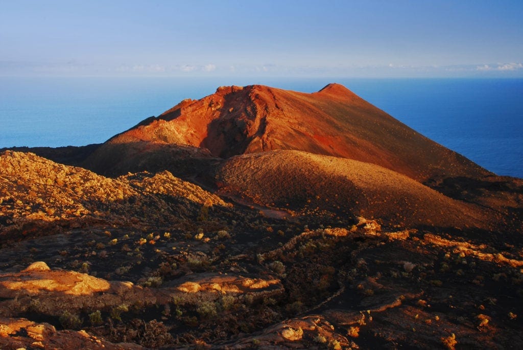La Palma wandern: Vulkan