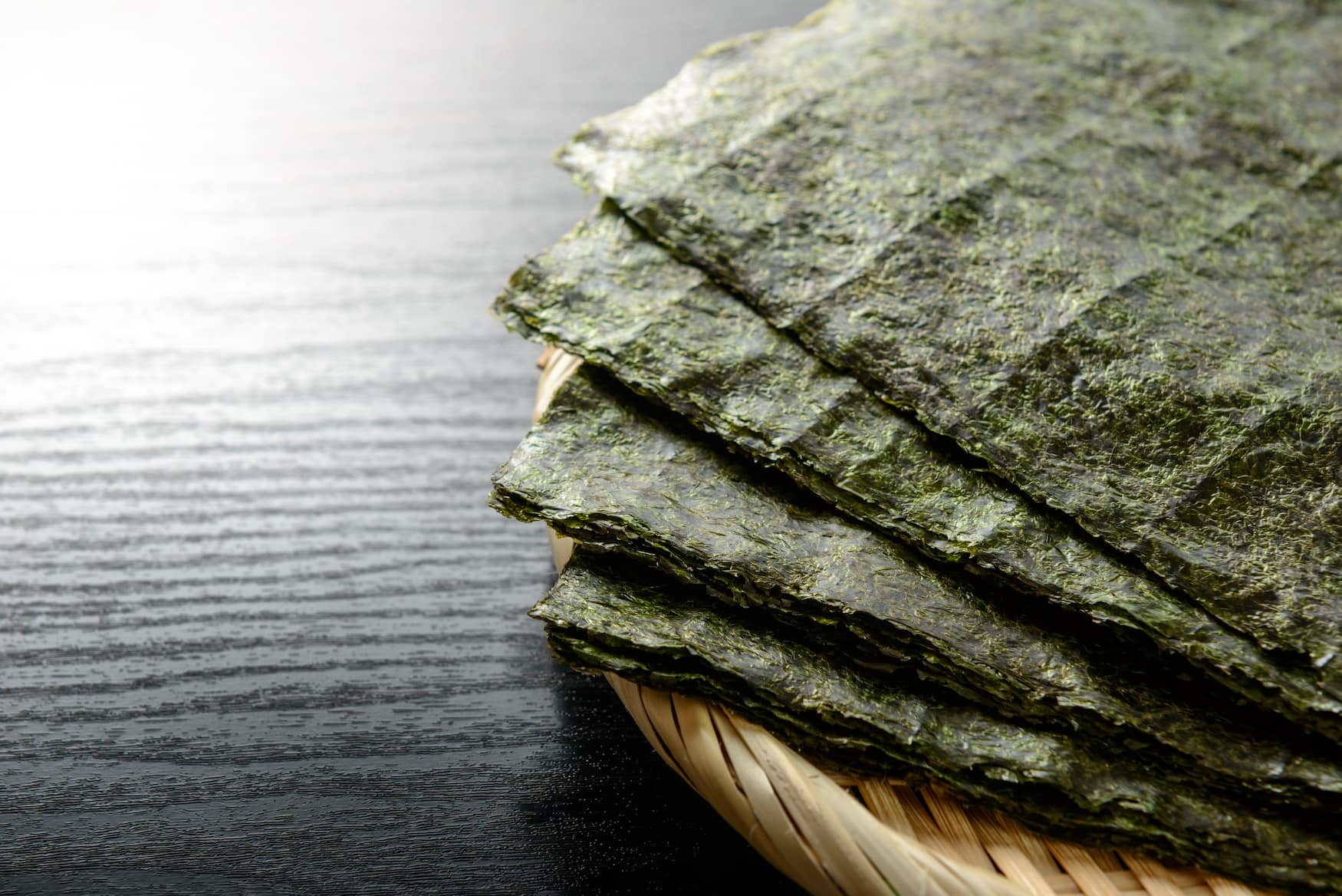 Nori-Blätter: Superfood aus Algen
