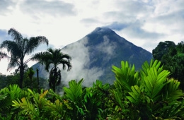 Vulkan Arenal beim Thermalgebiet Tabacon, Costa Rica