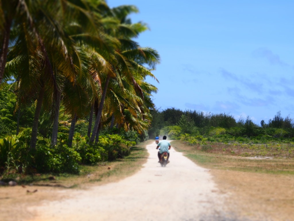 Straße auf den Cookinseln