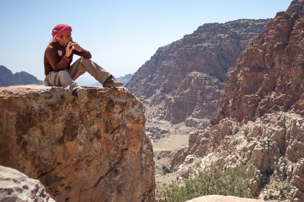 Guide im Naturreservat Dana in Jordanien