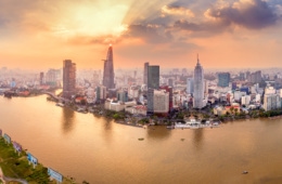 Skyline von Saigon, Ho-Chi-Minh-Stadt
