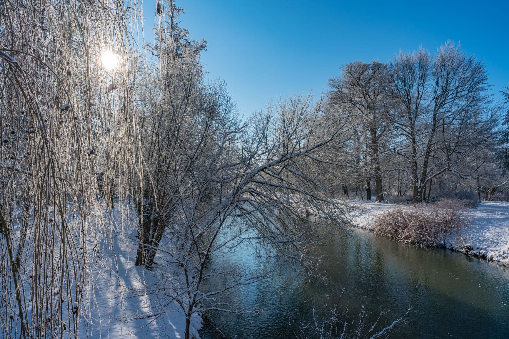 Spreewald im Winter 