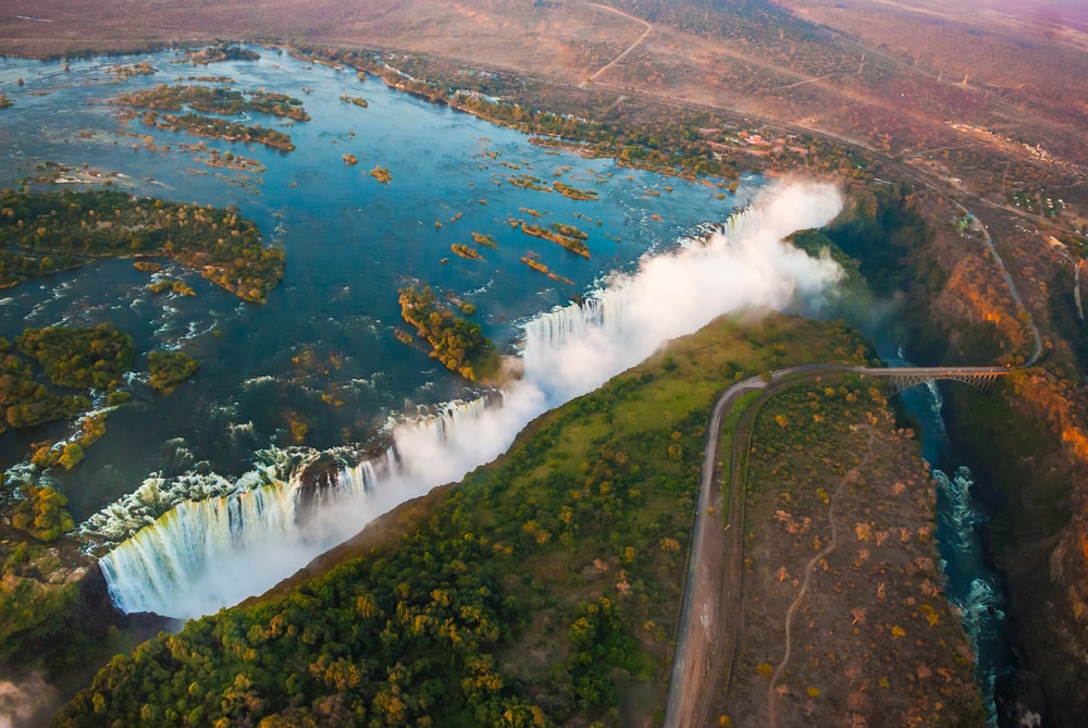Victoria-Wasserfälle in Sambia