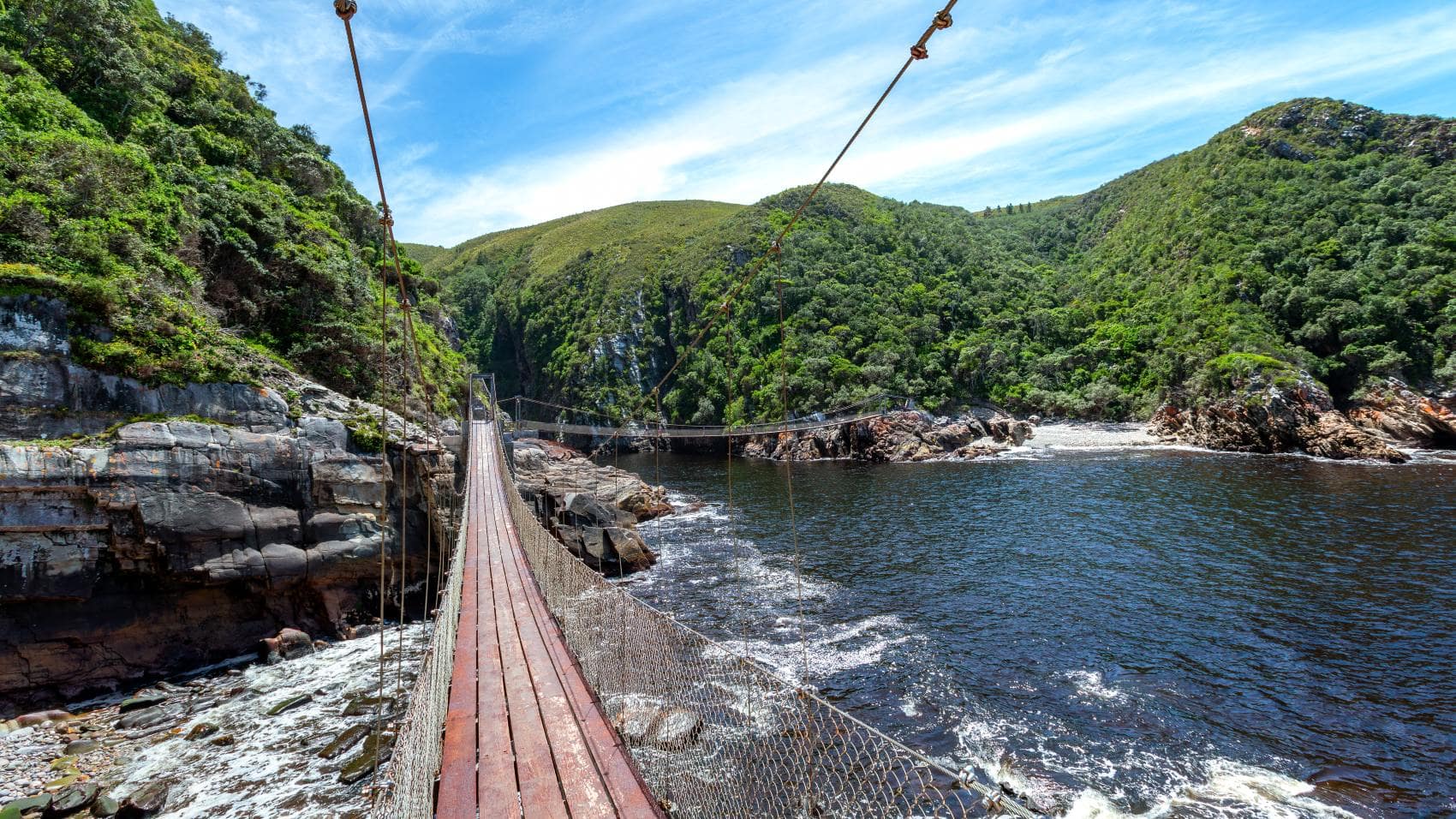 Hängebrücke im Tsitsikamma Nationalpark