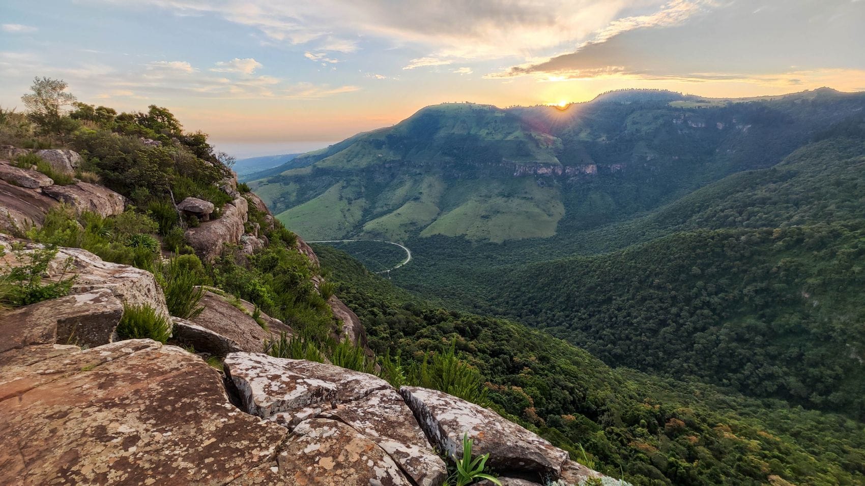 Landschaft rund um Hogsback, Südafrika