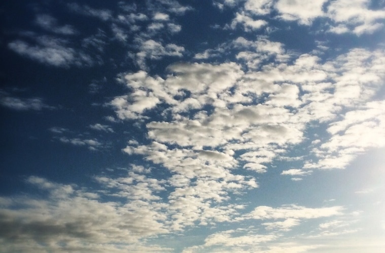 Deich Wolken Büsum Himmel Nordsee