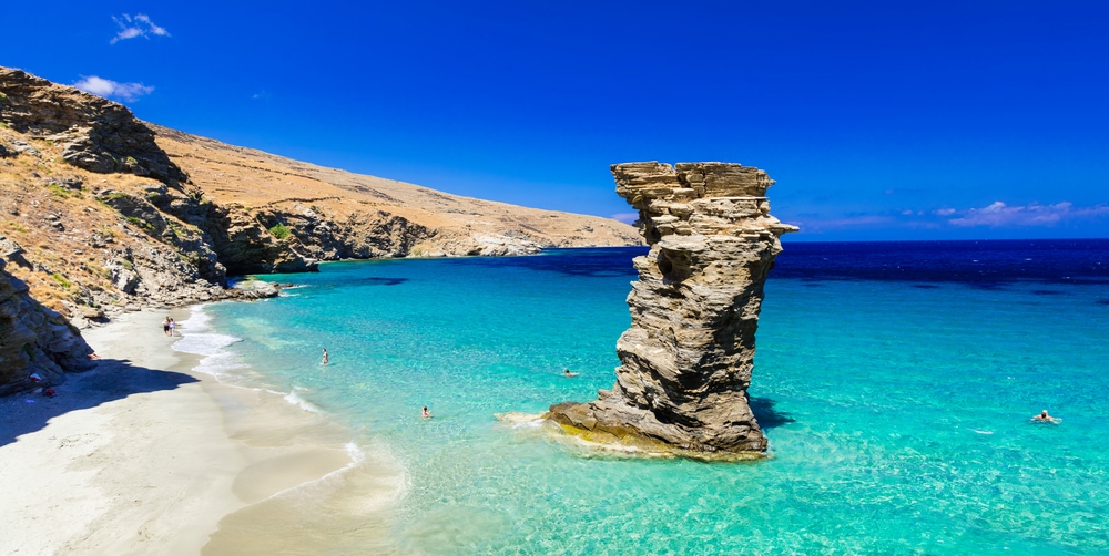 Griechische Inseln: Strand 