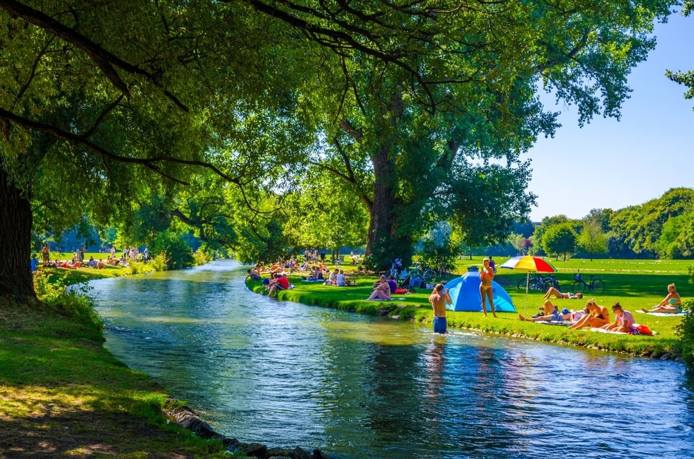 Parks in deutschen Großstädten: Englischer Garten in München