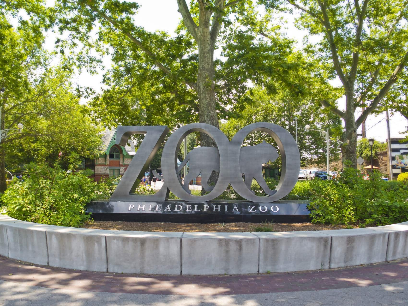 Eingang-Schild Philadelphia Zoo