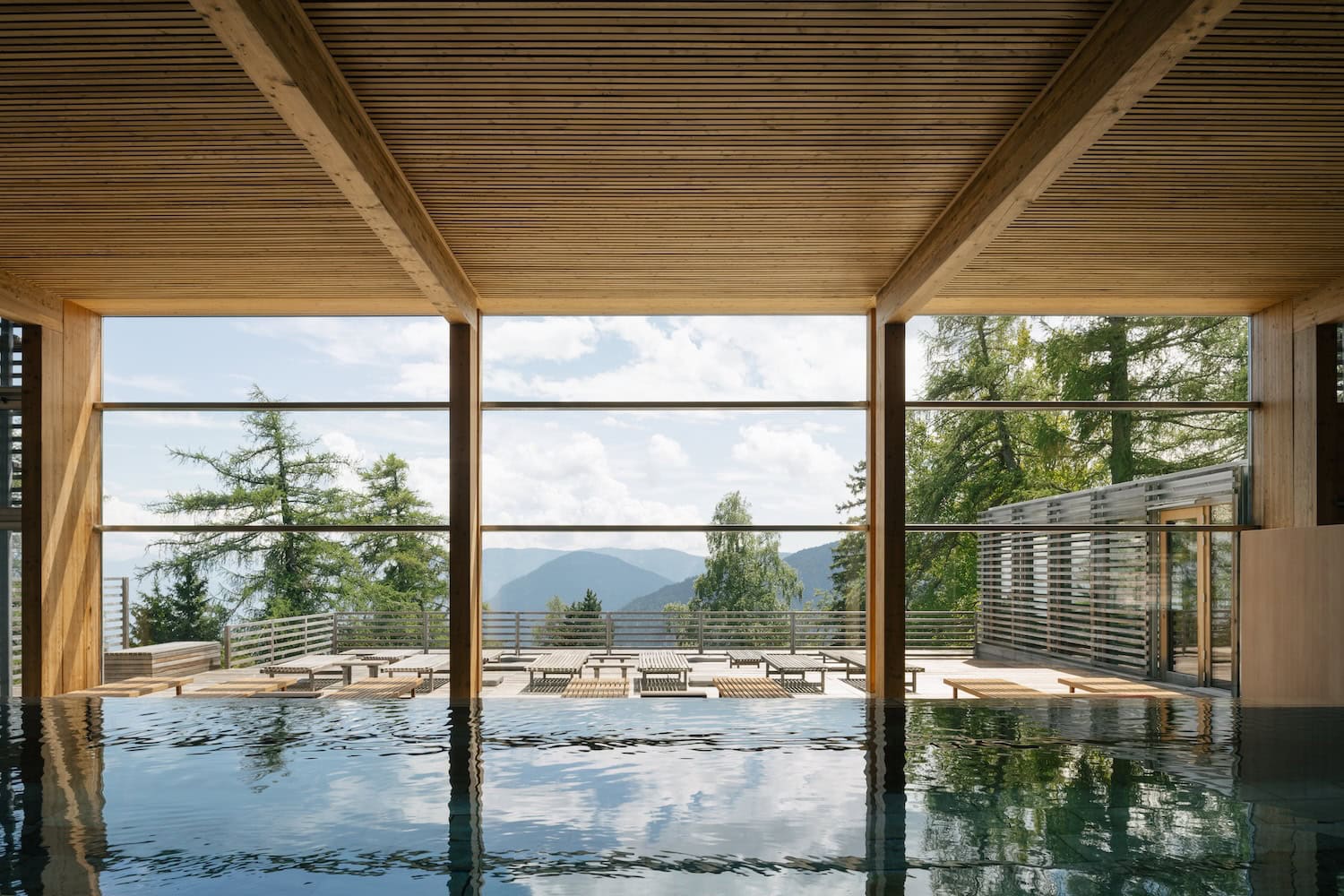 Spa im Vigilius mountain resort.