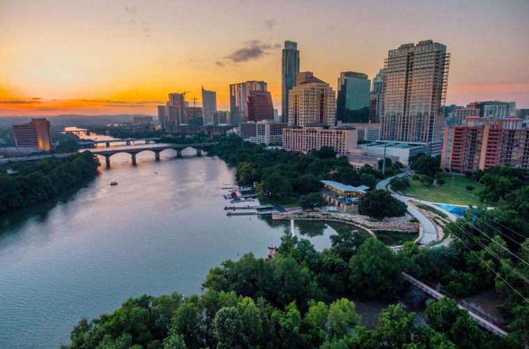 Skyline von Austin in Texas