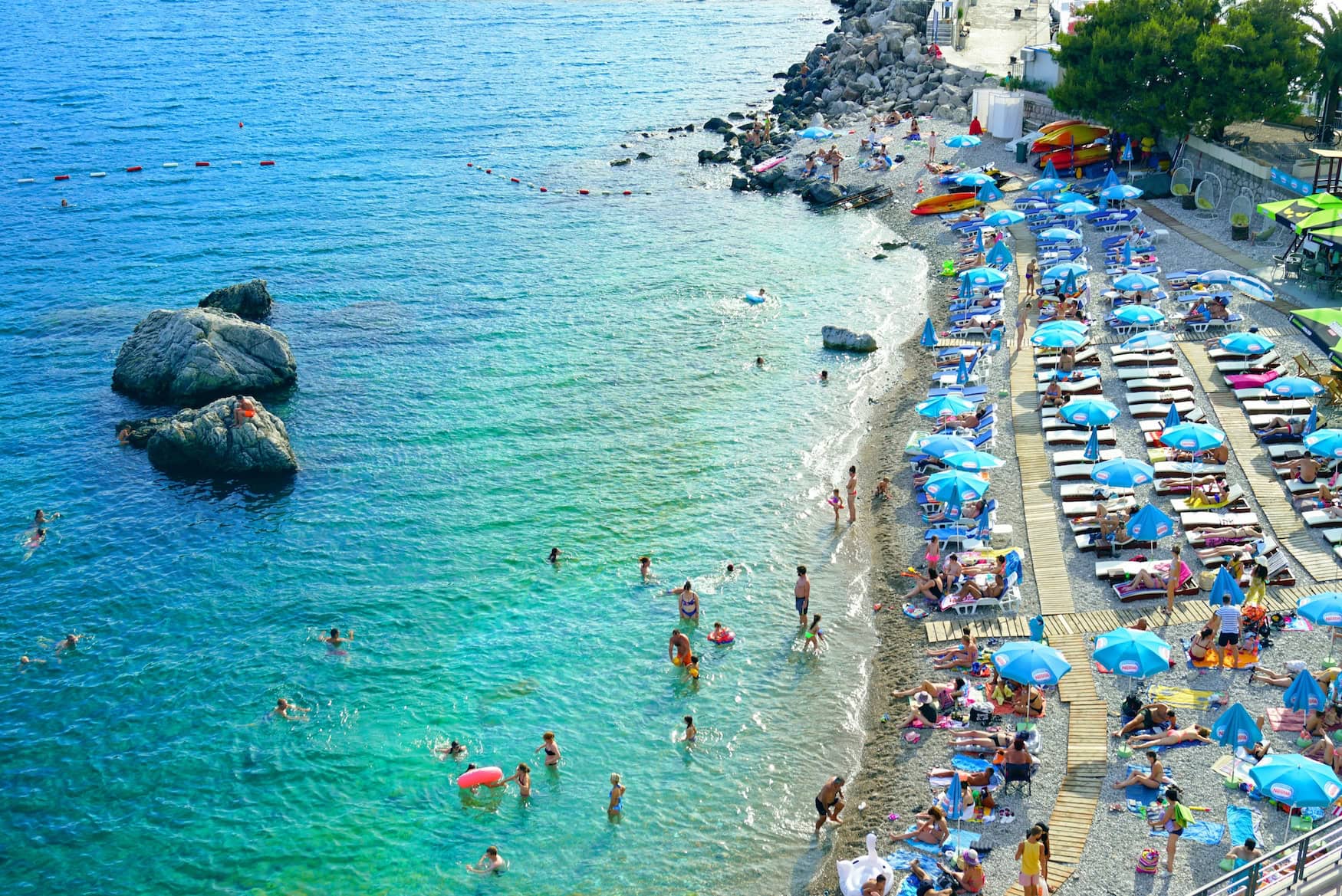 Strand in Montenegro