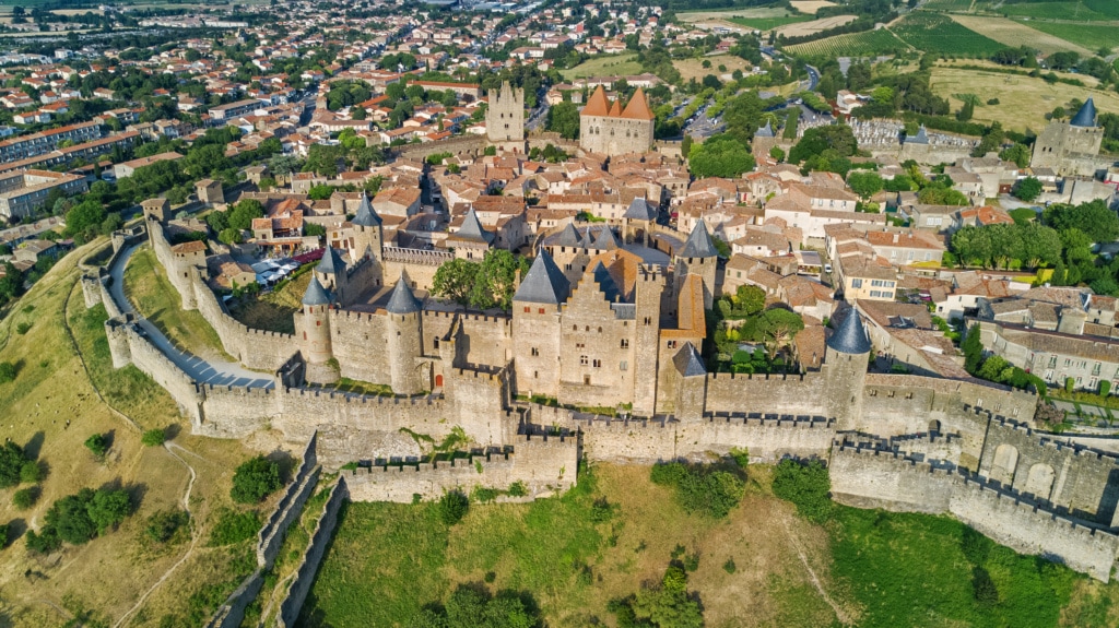 In Carcassonne in Frankreich ist die Zeit seit dem Mittelalter stehengeblieben.