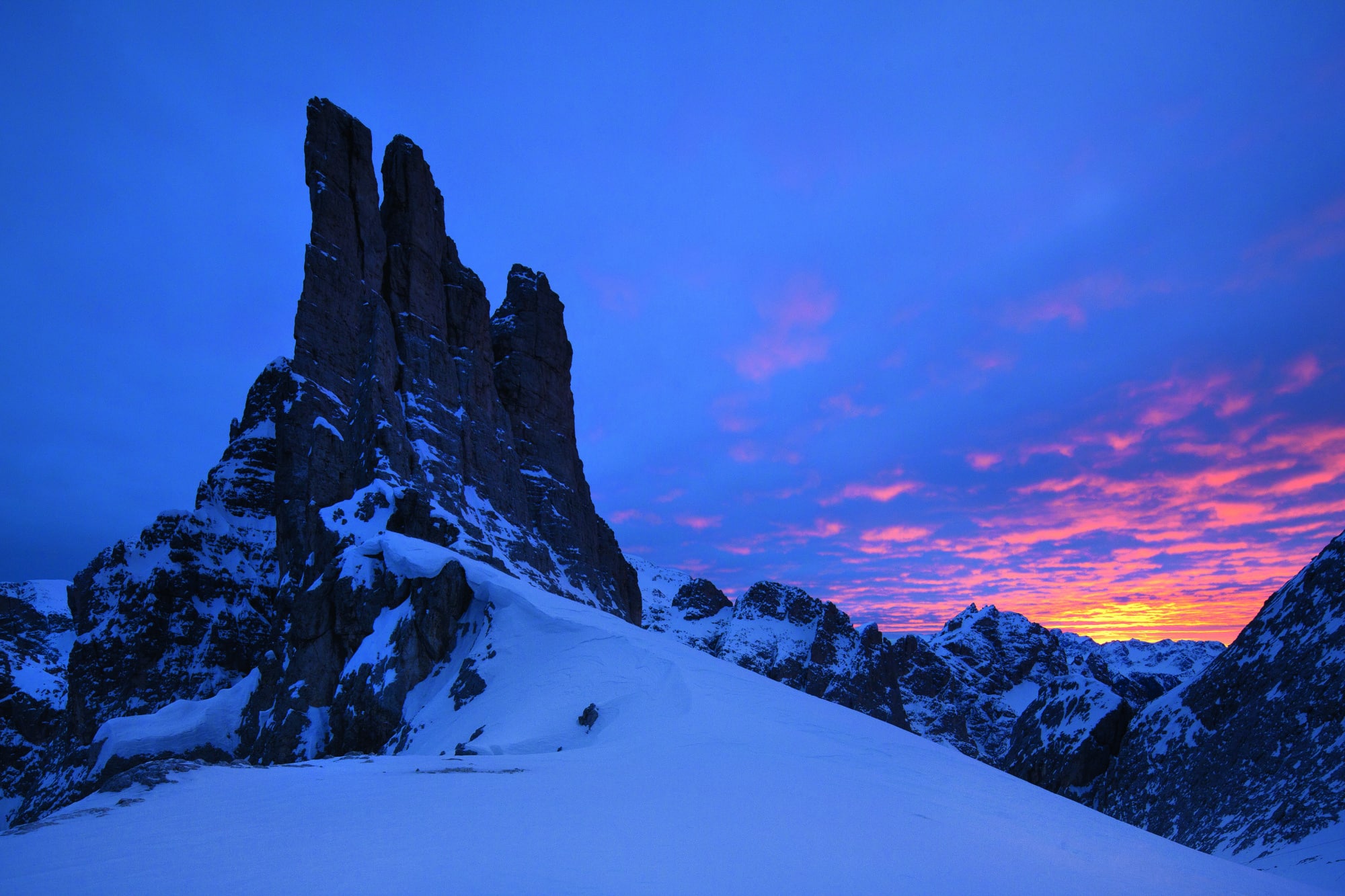 Vajolettürme inden Dolomiten in Italien