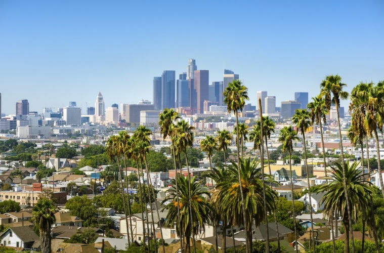 Los Angeles von oben.