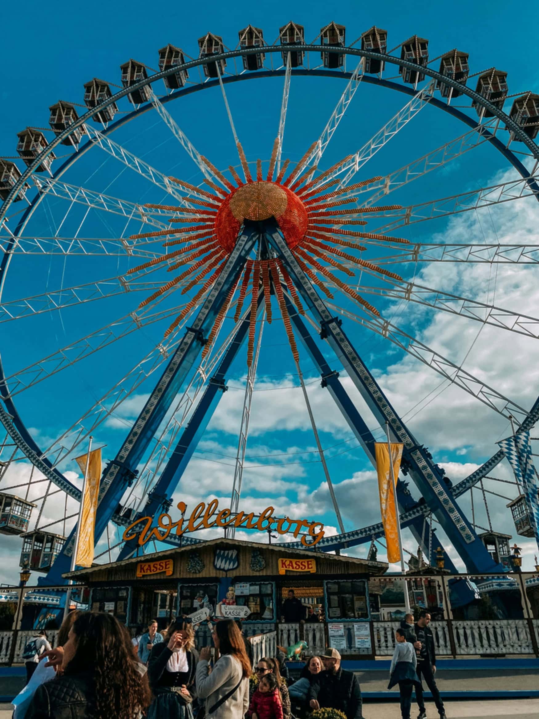 Riesenrad auf dem Oktoberfest in München