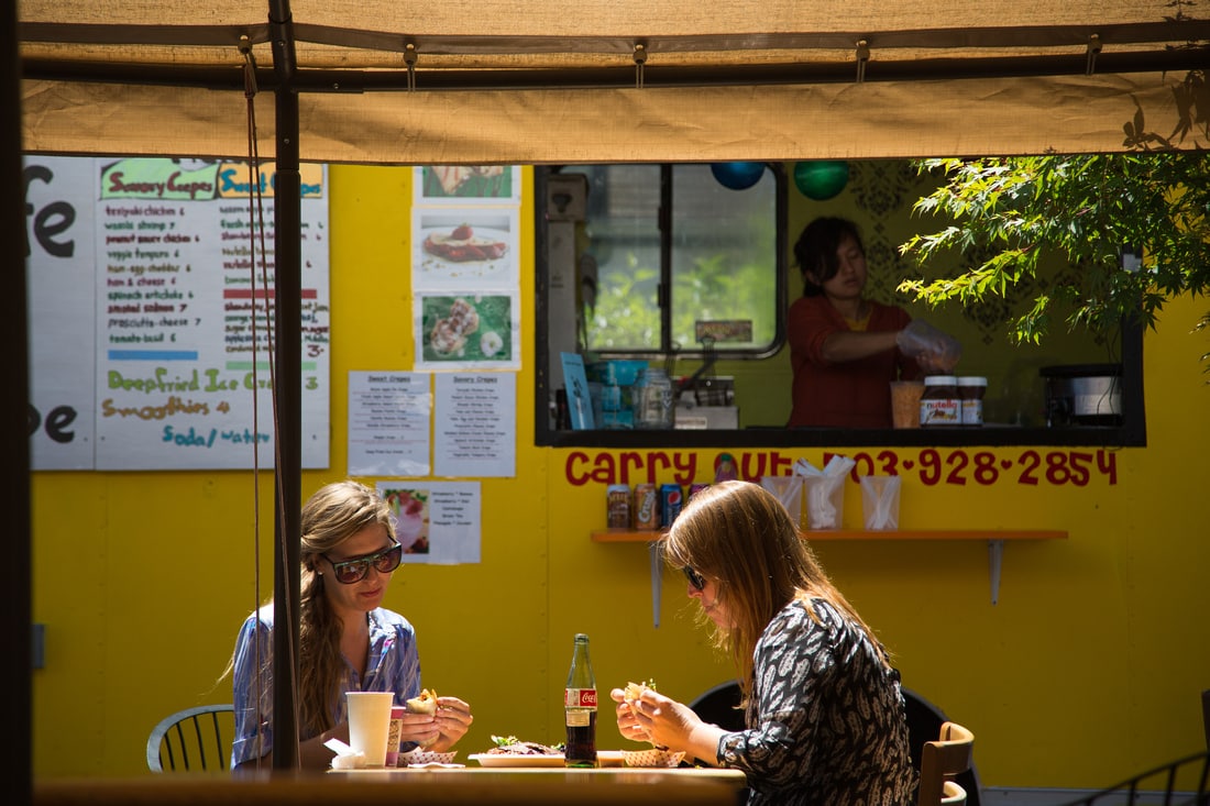Cafe de Crepe Food Cart on Mississippi Avenue in Portland