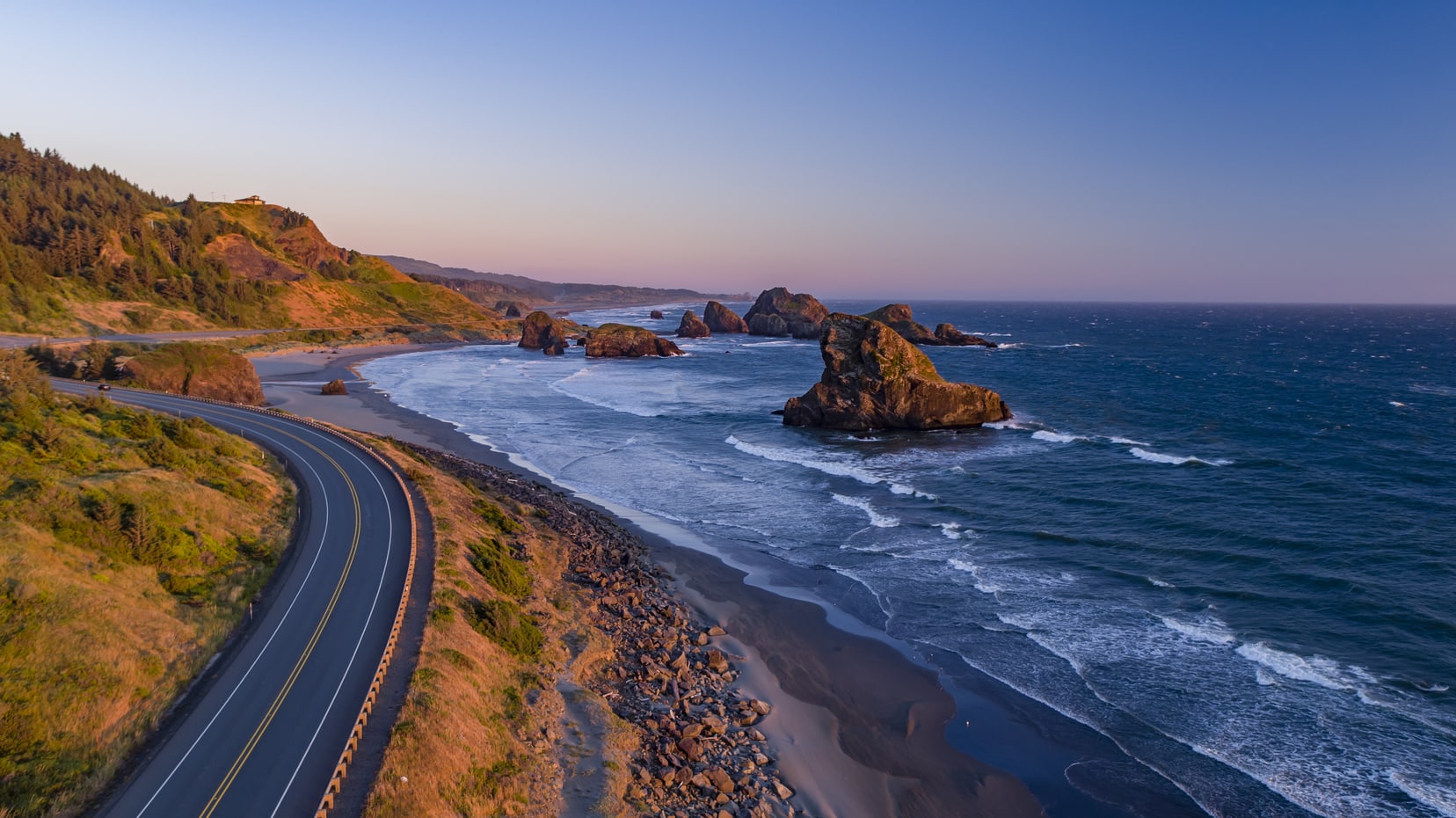 Reise durch Oregon: Pacific Coast Scenic Byway