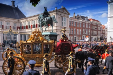Zeremonie Prinsjesdag in Den Haag