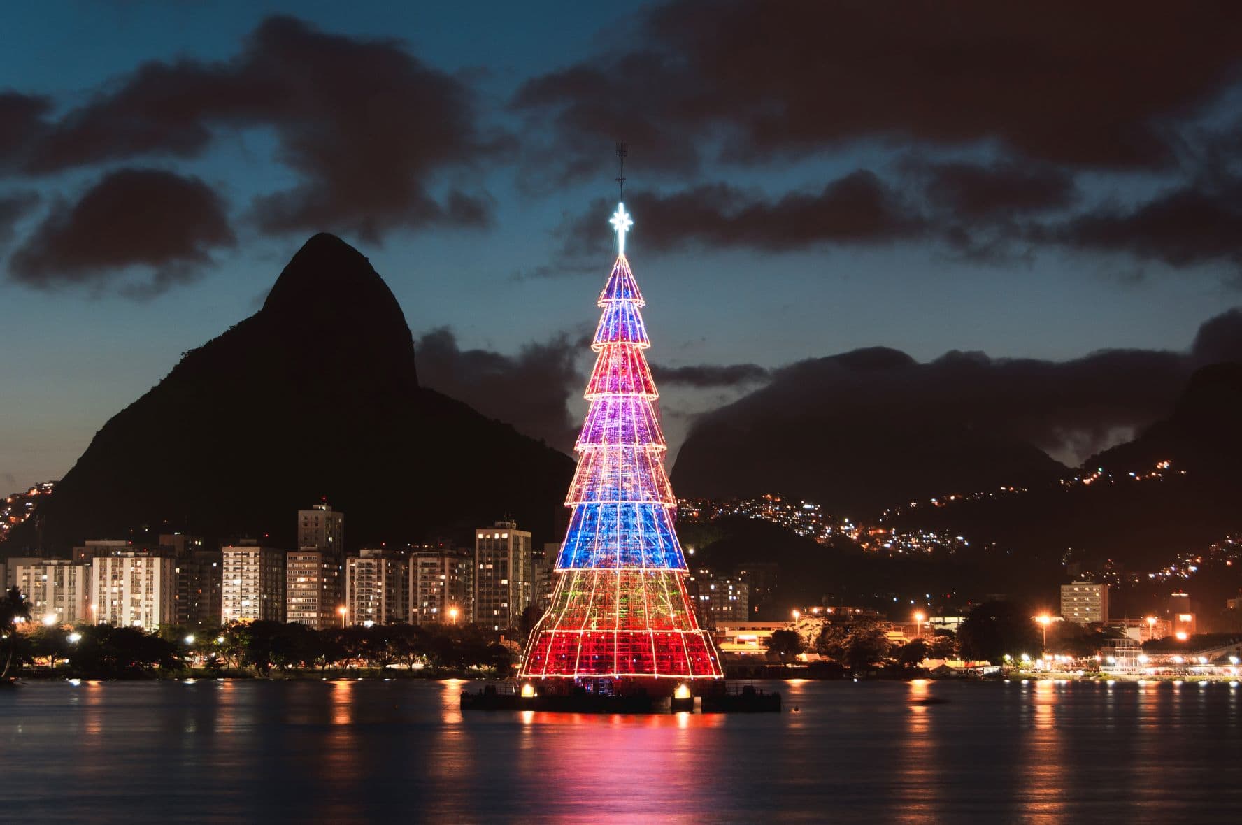 Weihnachtsbaum in Rio de Janeiro 