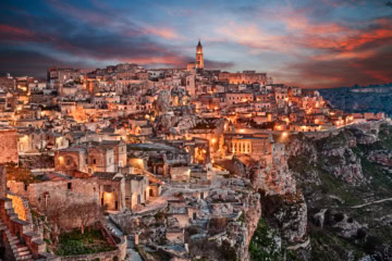 Matera in Italien