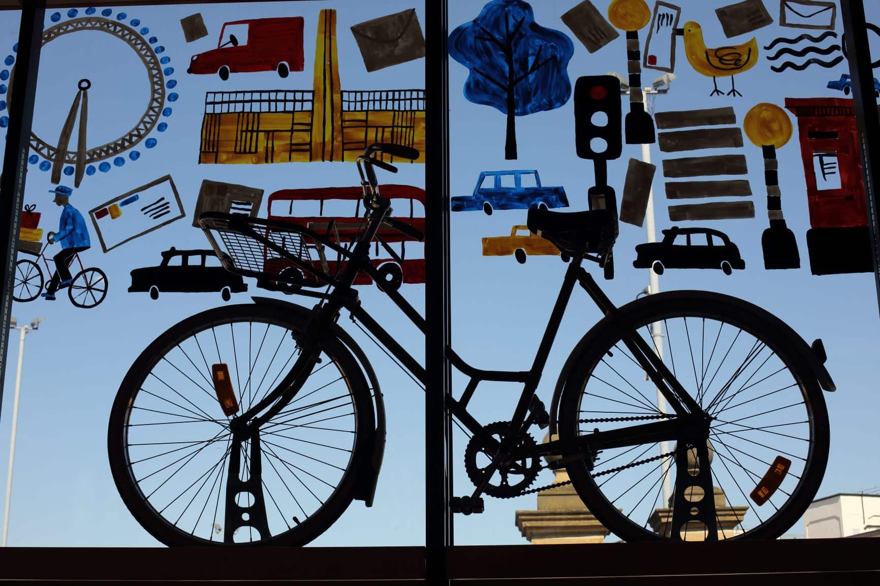 Fahrrad im Postal Museum in London