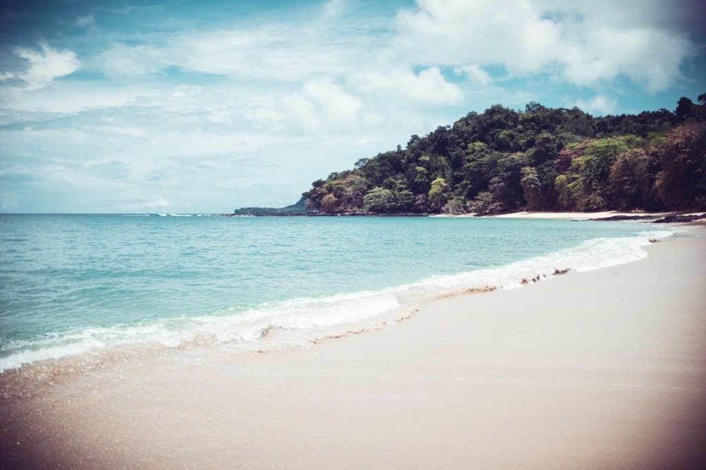 Strand in São Tomé und Príncipe