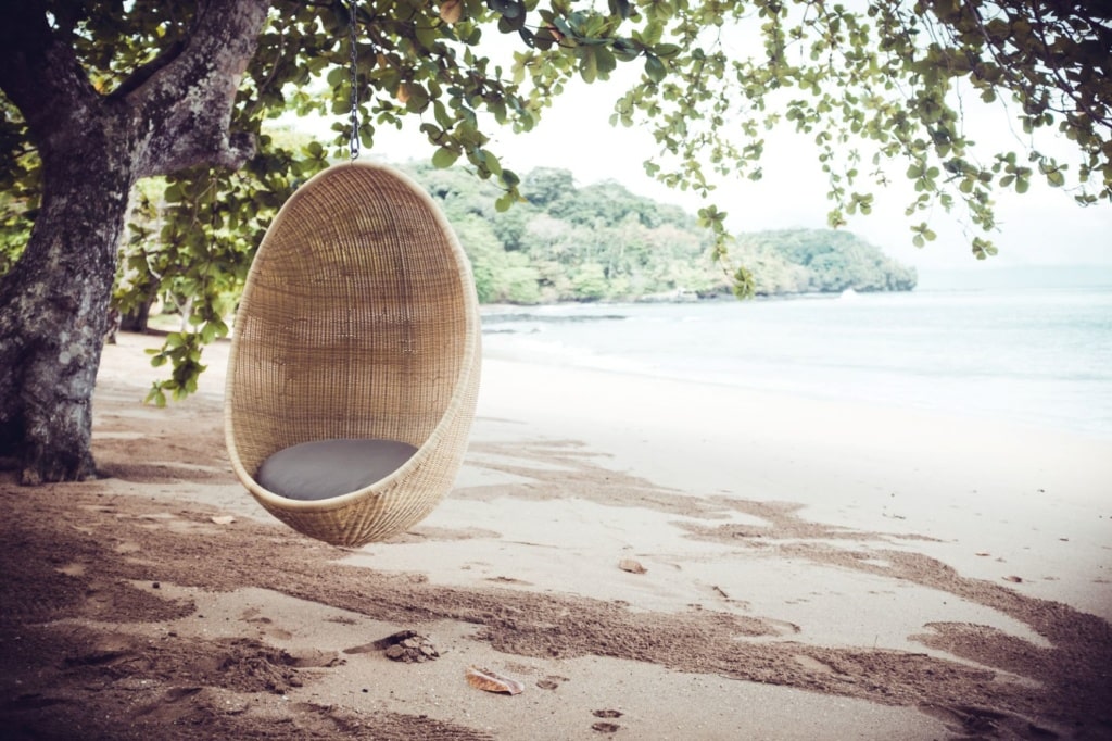 Strandkorb in São Tomé und Príncipe