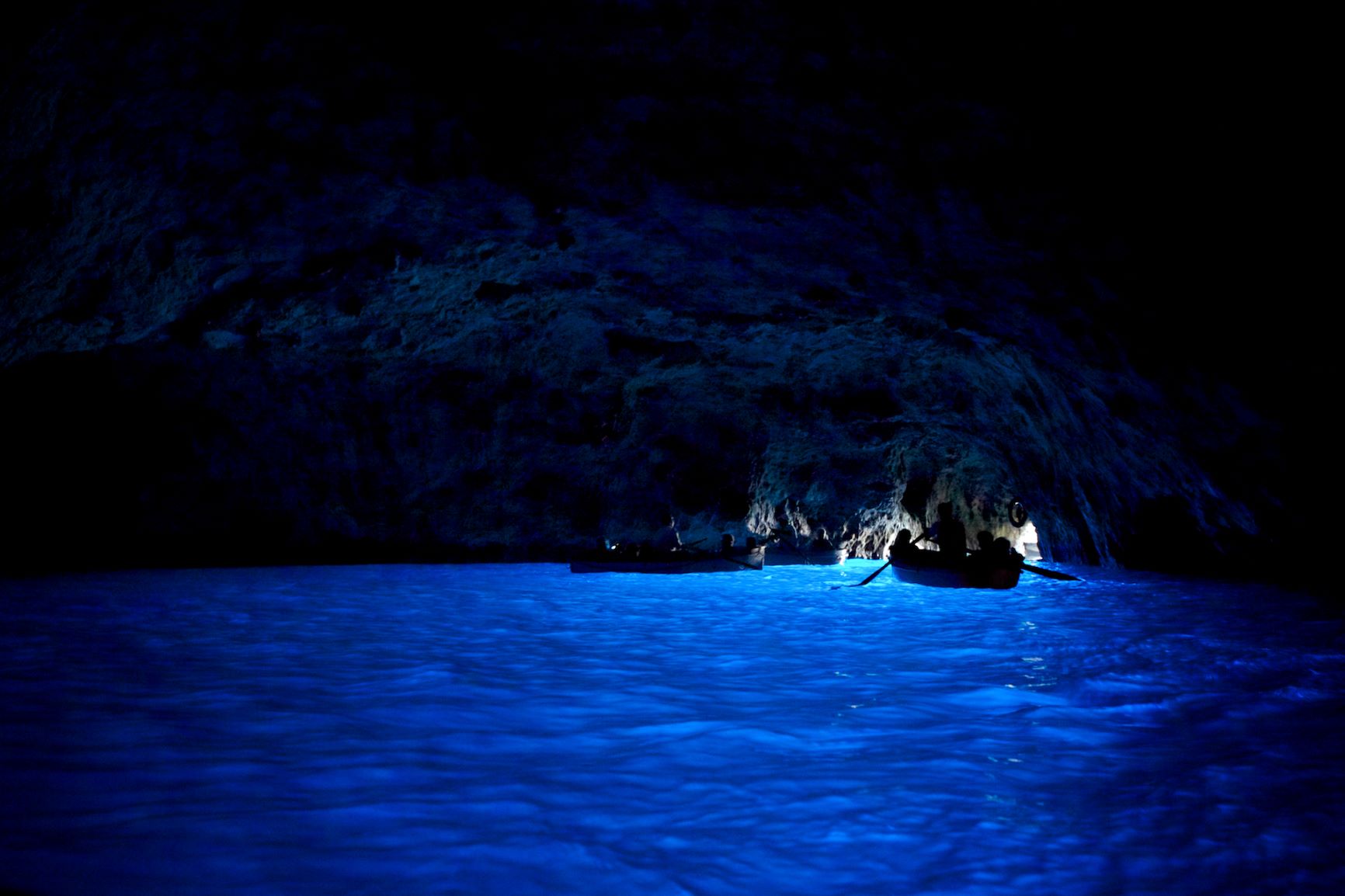 Blaue Grotte auf Capri