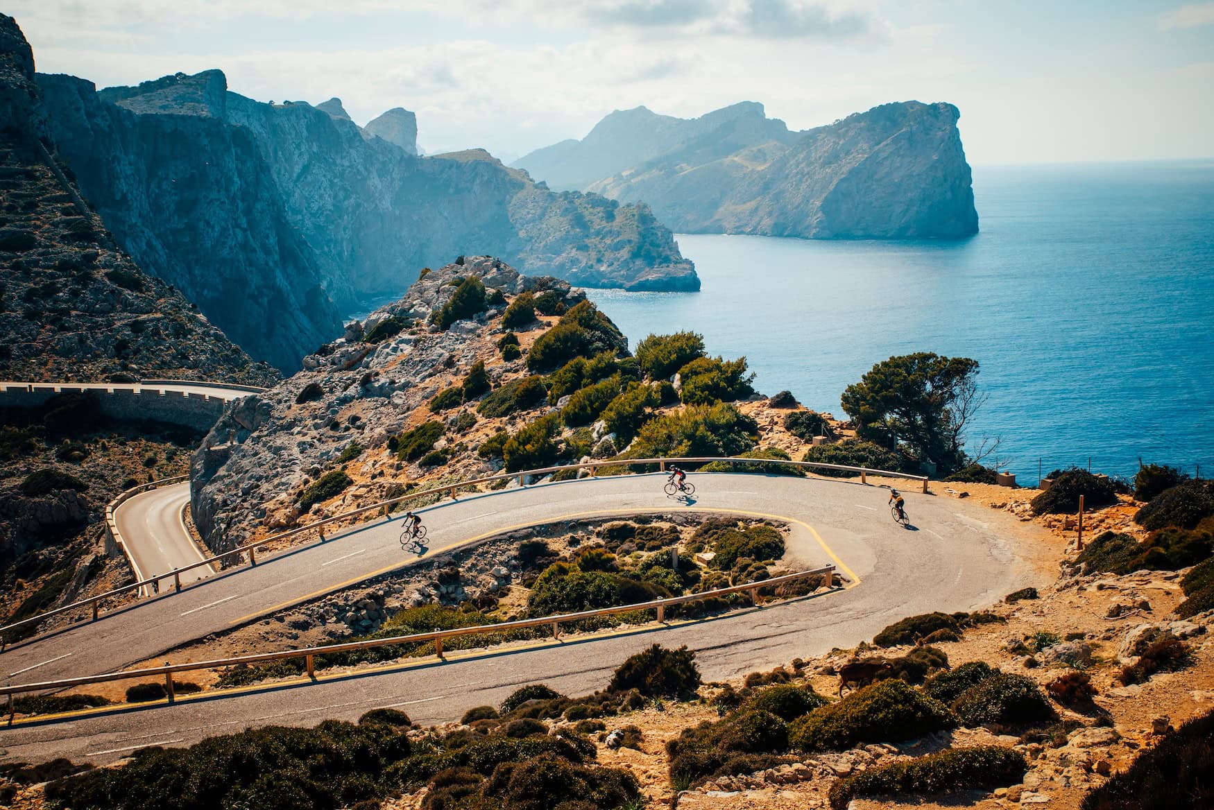 ab zum Cap Formentera, einer der legendären Rennradtouren auf Mallorca