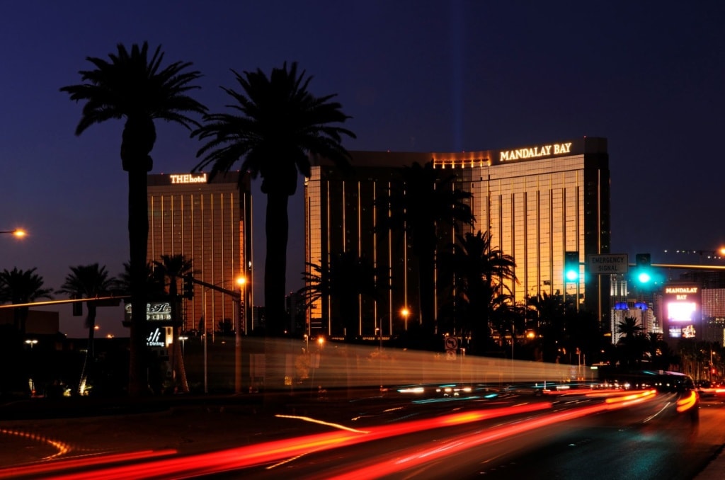 Mandalay Bay Hotel Las Vegas nachts