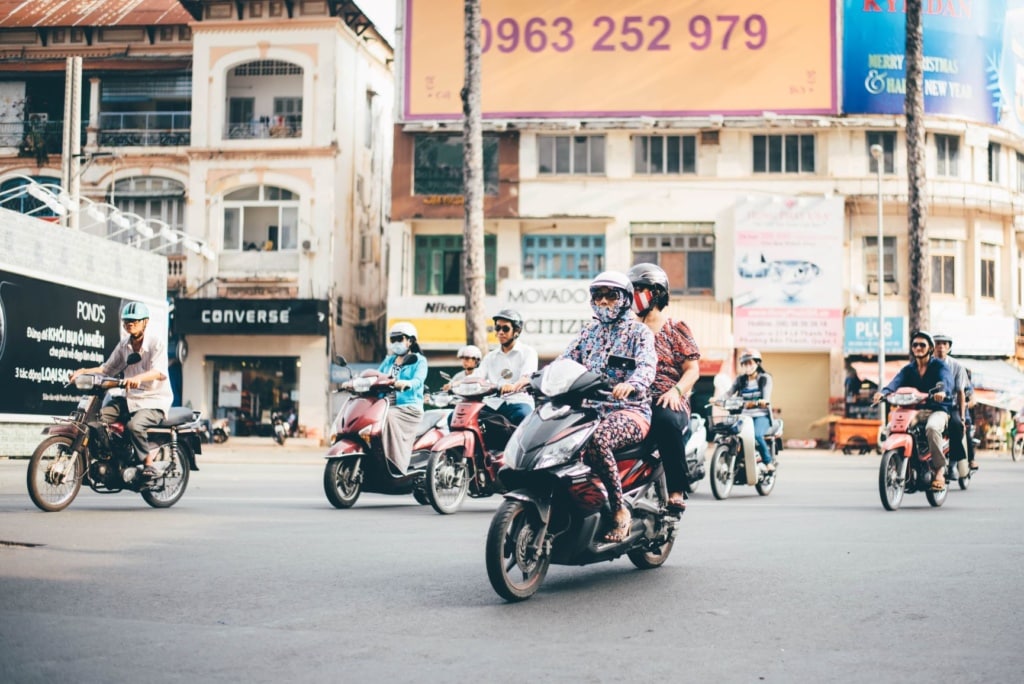 Motorroller in Saigon