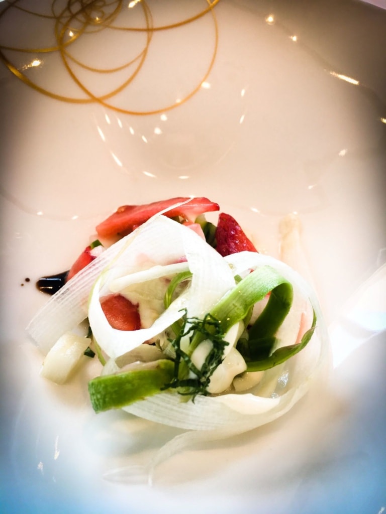 Salat im Cliff's Restaurant in Portopiccolo