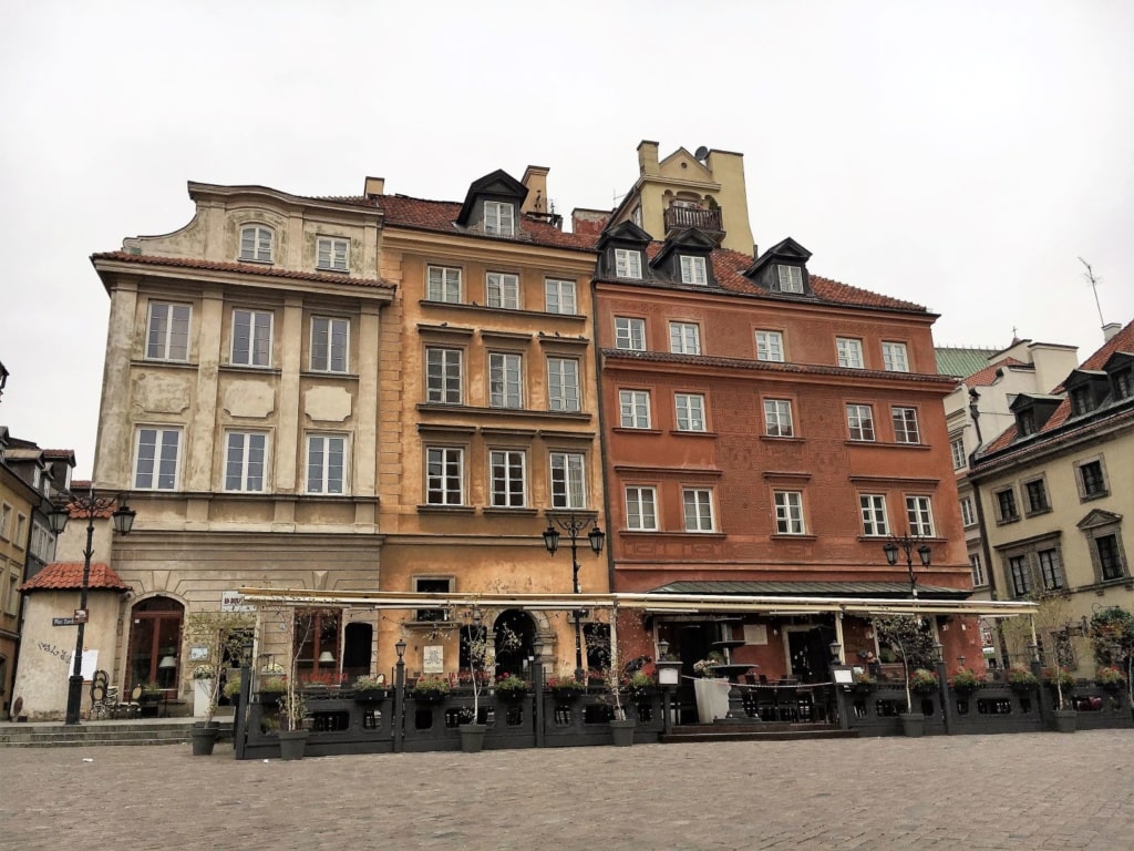 Häuser in der Warschauer Altstadt