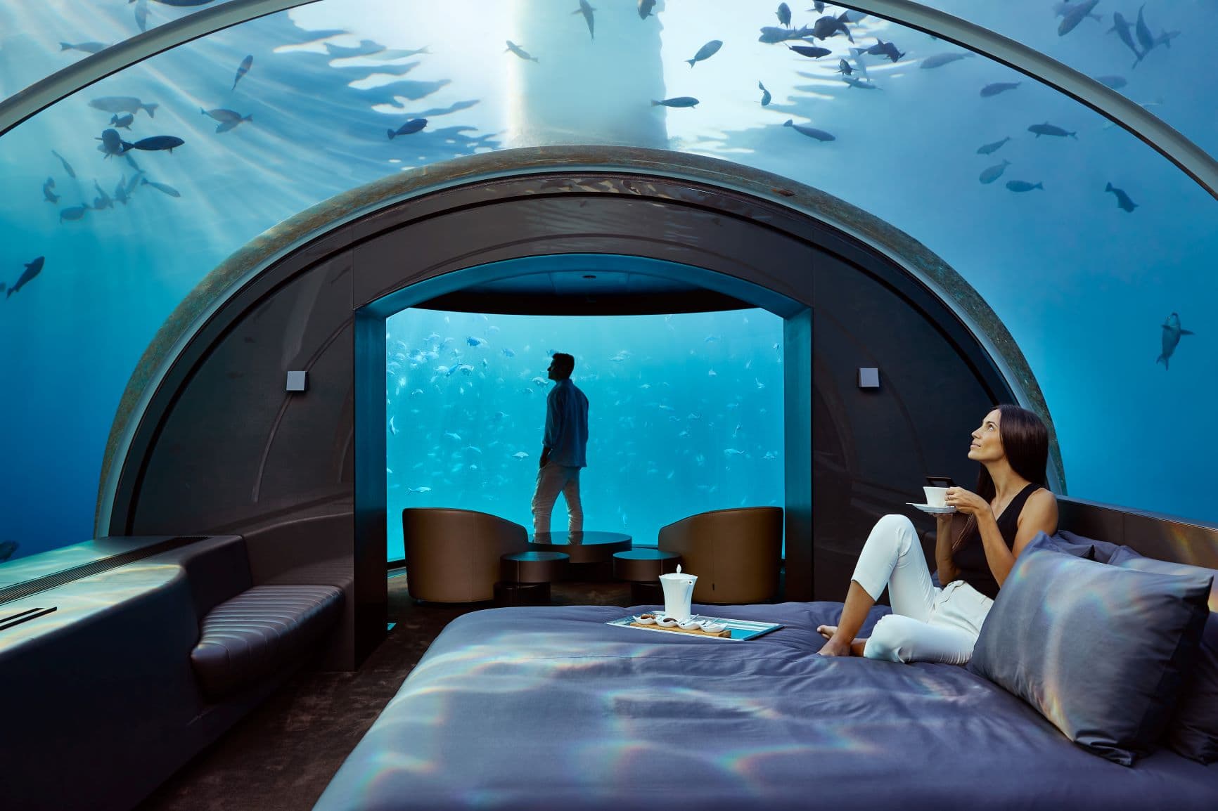 Unterwasser-Suite im Conrad Maldives Rangali Island