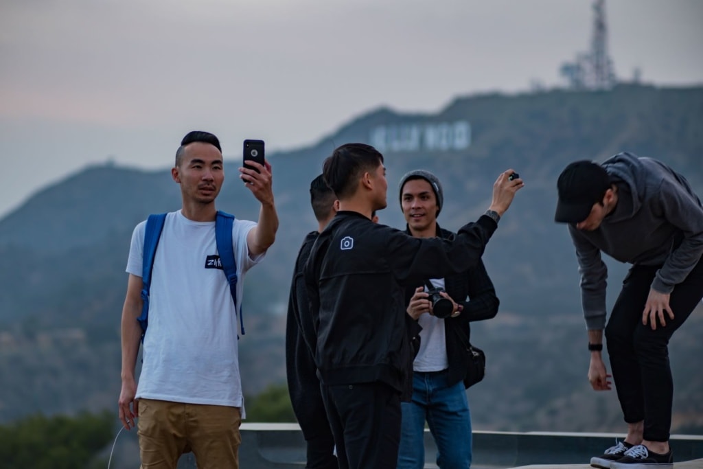 Griffith Observartory LA Besucher Selfies