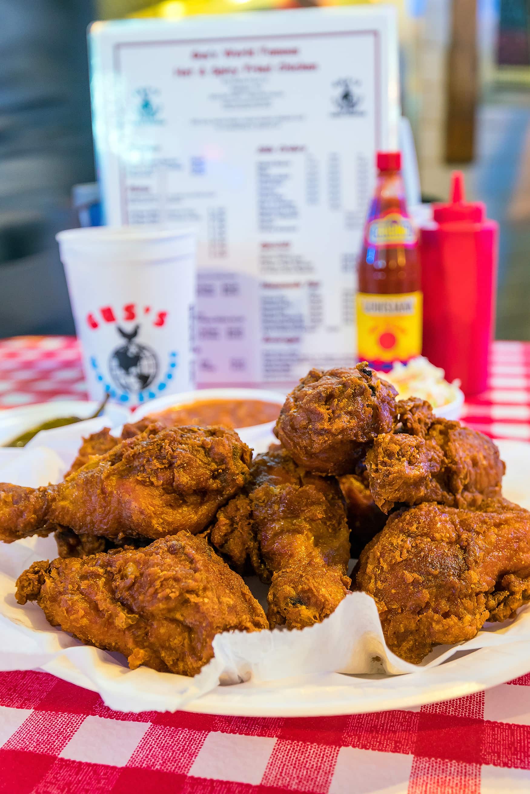 Portion Chicken Wings in Restaurant in Memphis