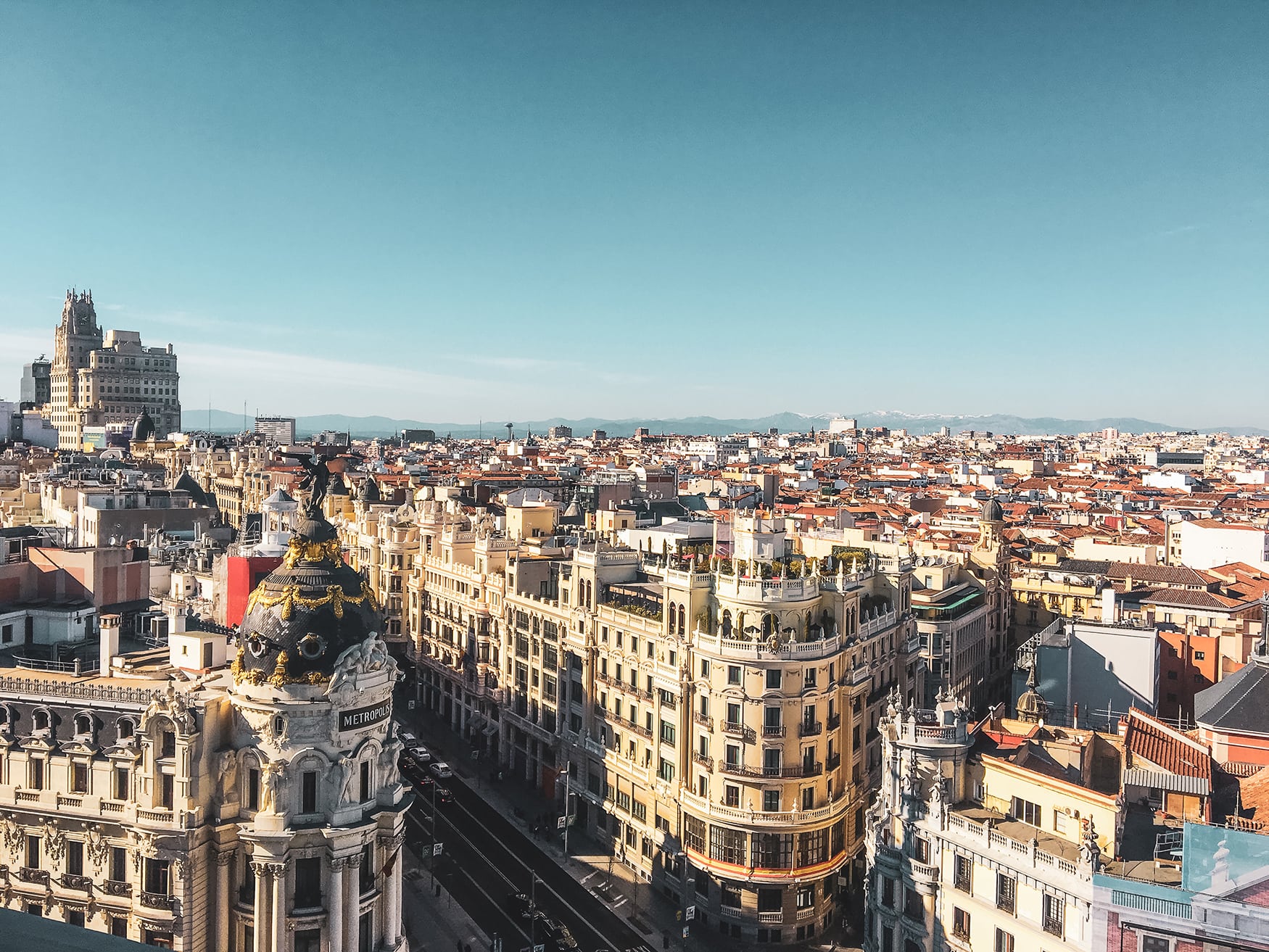 Über den Dächern von Madrid