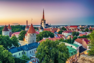 Silhouette von Tallinn