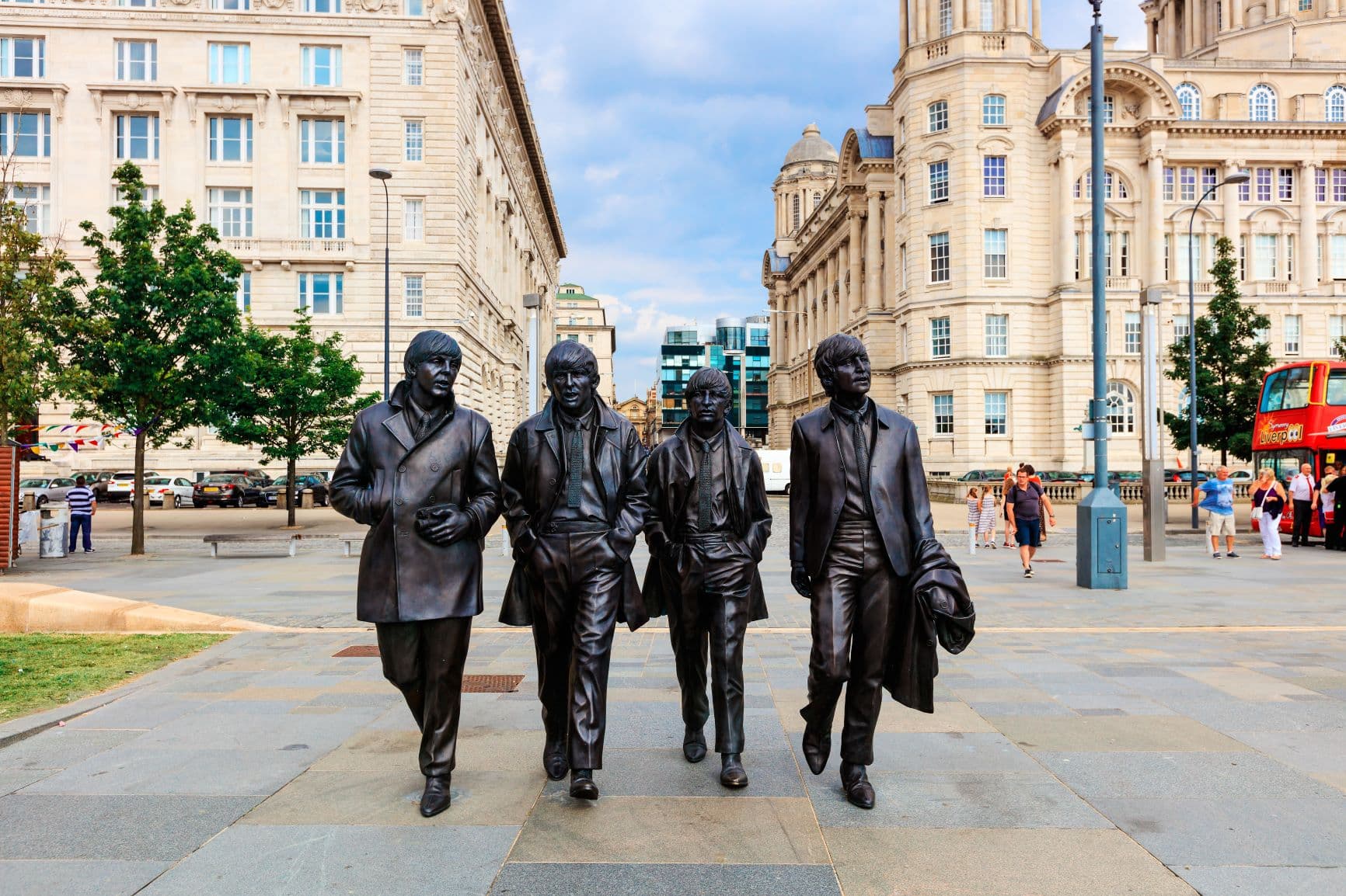 Beatles Statuen Liverpool