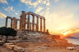 Sonnenuntergang Akropolis Athen