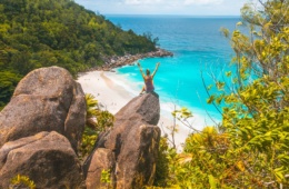 Anse Georgette,Strand