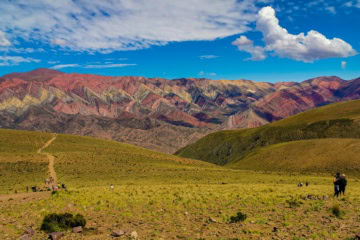 die Berge im Norden von Argentinien