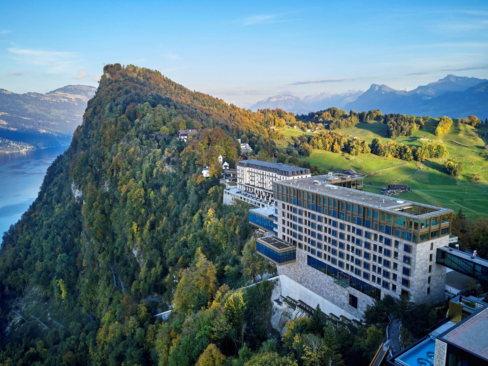 Panoramablick auf das Bürgenstock Hotels & Resort