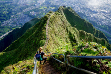 Diese Treppen auf Hawaii zählen zu einer der schönsten der Welt – leider darf man sie nicht betreten.