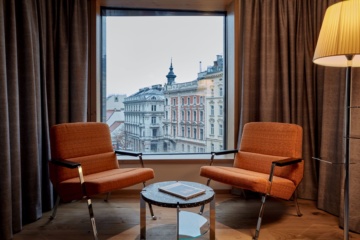 Sitzgruppe im Hotel Das Triest in Wien